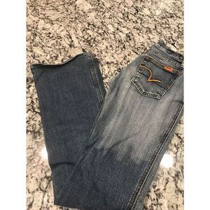 Vigoss Stretch Slim Boot Sz 1/2 Inseam 32 Embellished‎ Stretch Jeans Womens